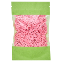 Пакет дой пак бумажный крафт зеленый с окошком, 135 х 225 мм, дно 35 + 35 (1/250)