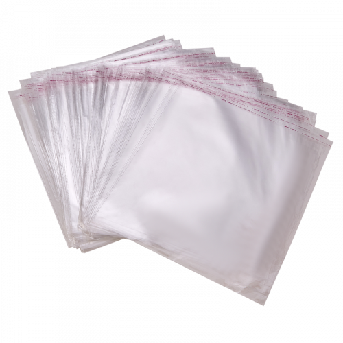 Пакет БОПП с клеевым клапаном 4 см, w=30, h=30 см, 25 мкм, 100 шт