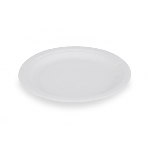 Тарелка бумажная, одноразовая OSQ PLATE 180 мм, белая 1 шт