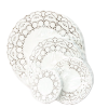 Ажурная салфетка, круглая D=24 см, 250 шт