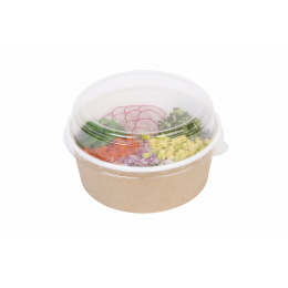 Крышка для контейнера купольная, пластиковая, OSQ Round Bowl 750 / 1000 мл